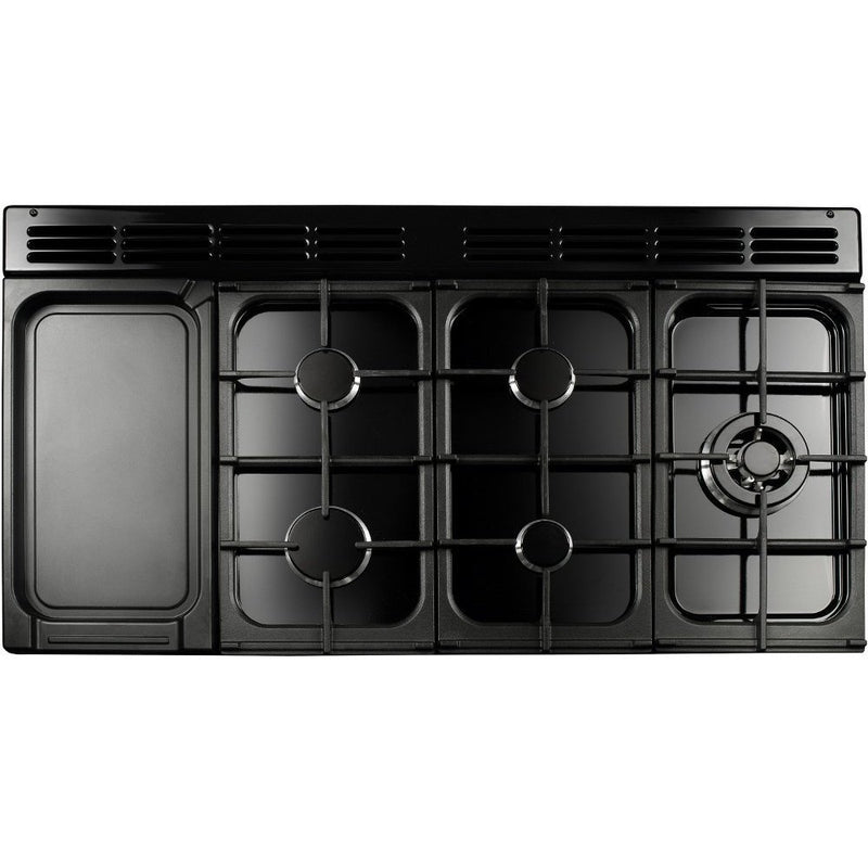 Rangemaster Nexus SE NEXSE110DFFSL/C - Slate/Chrome Black Range Cooker - Dual Fuel - A Rated