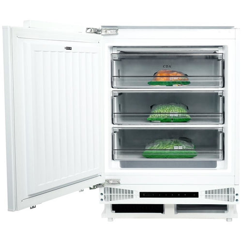 CDA FW284/2 - White Built-in Freezer - 95L Capacity