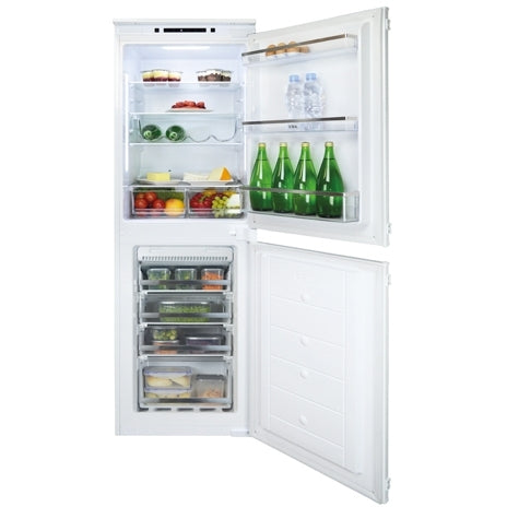 CDA FW925 - White Integrated Fridge Freezer - 235L Capacity - 50/50 Split - E Energy Rating