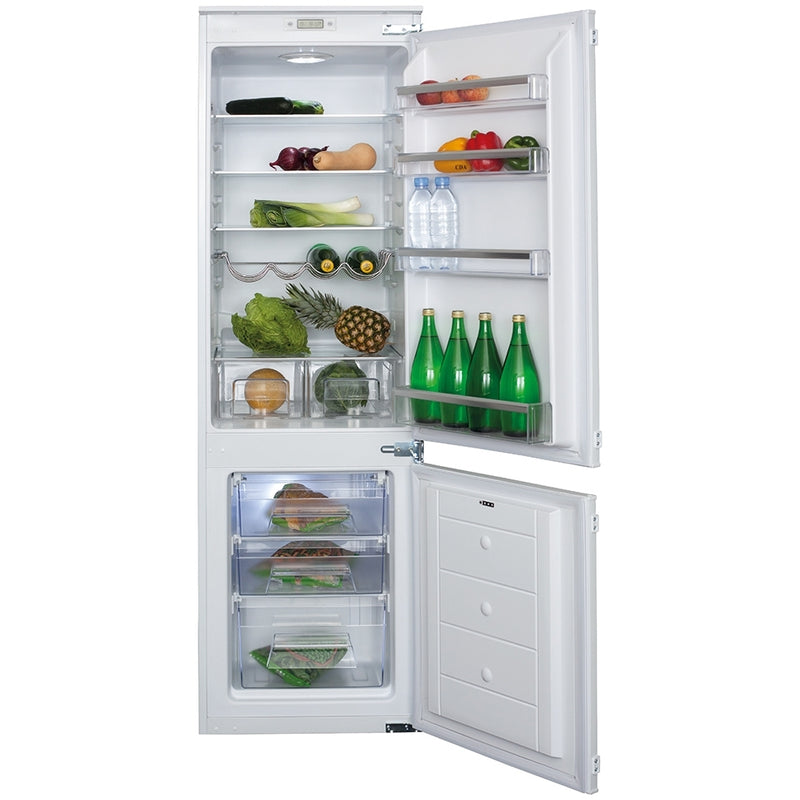 CDA FW872 - White Integrated Fridge Freezer - 70/30 Split, 242L Capacity, E Energy Rating