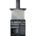 Rangemaster UNBHDS90SL - Slate/Black 90cm Chimney Cooker Hood - B Energy Rated