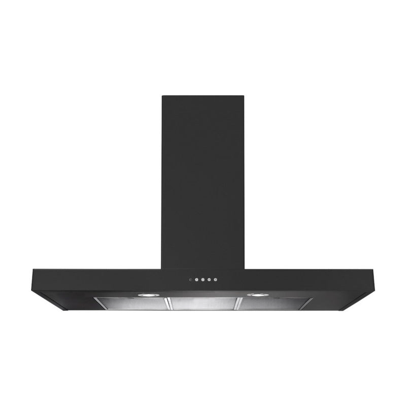 Rangemaster UNBHDS100SL - Slate/Black 100cm Chimney Hood - 620m³/h - B Energy Rated