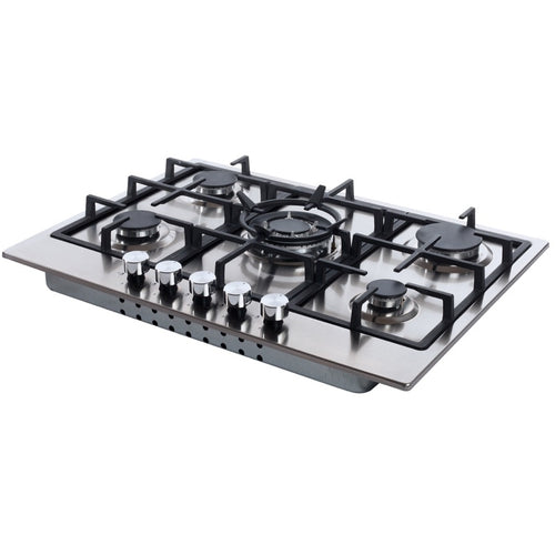 Amica AGH7100SS - Stainless steel 5 Zone Gas Hob