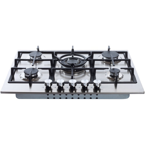Amica AGH7100SS - Stainless steel 5 Zone Gas Hob