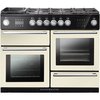 Rangemaster NEX110SODFFIV/C - Ivory Range Cooker - 114L Dual Fuel with Steam