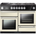 Rangemaster NEX110SODFFIV/C - Ivory Range Cooker - 114L Dual Fuel with Steam