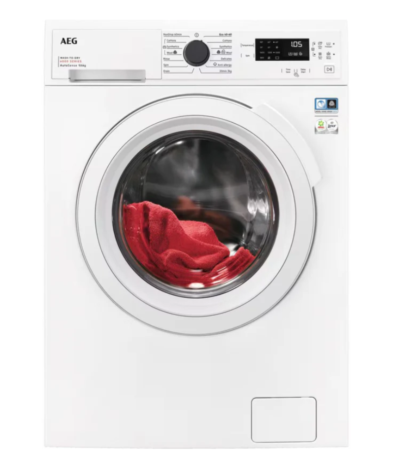 AEG LWX60966B - White 9KG/6KG Washer Dryer - A/D energy