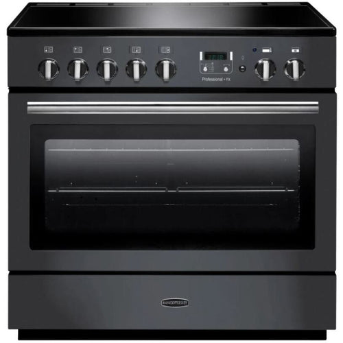 Rangemaster PROP90FXEISL/C - Slate/Chrome 90cm Range Cooker - Induction - A Rated