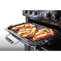 Rangemaster CDL90DFFSL/B - Slate/Brass Dual Fuel Range Cooker - 79L + 67L - A Rated