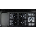 Rangemaster CDL110DFFSL/B - Slate/Brass 110cm Dual Fuel Range Cooker - 79L - A Rated