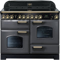 Rangemaster CDL110ECSL/B - Slate Classic Deluxe Range Cooker - 79L Dual Ovens - A Energy