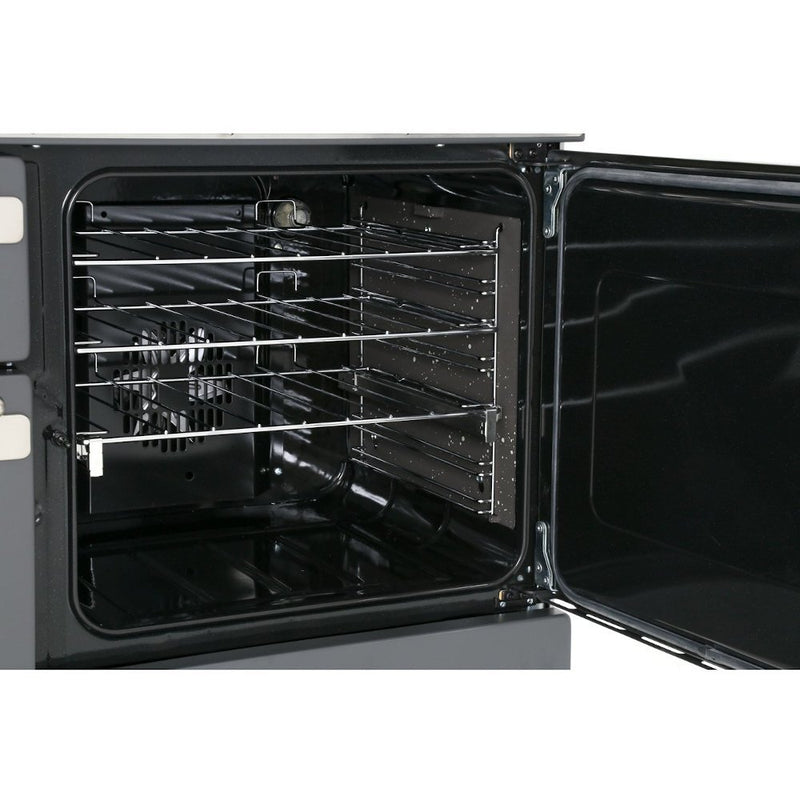 Rangemaster Elise ELS110DFFCB - Charcoal Black Range Cooker - 110cm Dual Fuel - A Rated