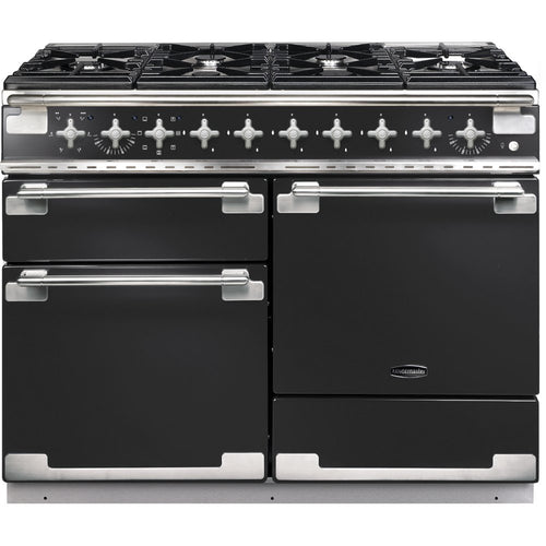 Rangemaster Elise ELS110DFFCB - Charcoal Black Range Cooker - 110cm Dual Fuel - A Rated