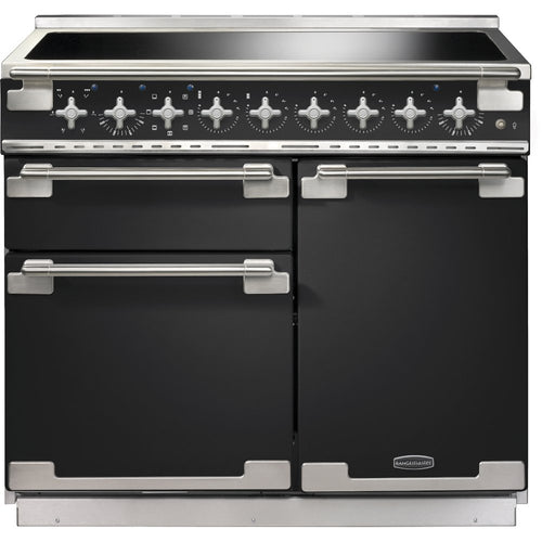 Rangemaster Elise ELS100EICB - Charcoal Black 100cm Range Cooker - Induction - A Rated