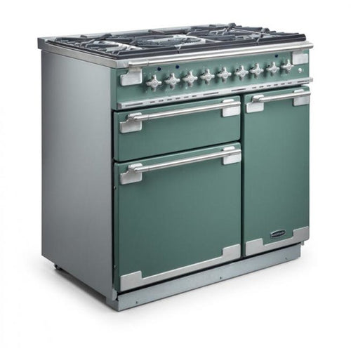 Rangemaster ELS90DFFSB - Stone Blue Dual Fuel Range Cooker - 90cm - A Rated