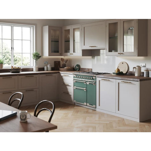 Rangemaster ELS90DFFSB - Stone Blue Dual Fuel Range Cooker - 90cm - A Rated