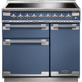 Rangemaster ELS90EISB - Stone Blue Range Cooker - 90cm Induction - A Rated