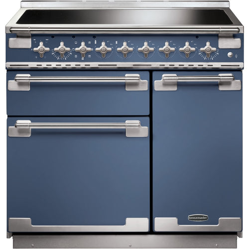 Rangemaster ELS90EISB - Stone Blue Range Cooker - 90cm Induction - A Rated