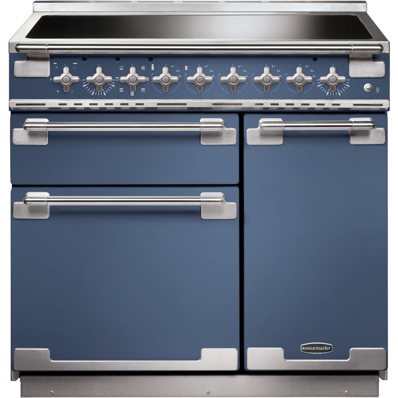 Rangemaster ELS90EISB - Stone Blue Range Cooker - 90cm Induction - A Rated