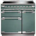 Rangemaster Elise ELS90EIMG - Mineral Green 90cm Range Cooker - Induction - A Rated