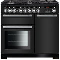 Rangemaster Encore EDL100DFFCB/C - Charcoal Black Range Cooker - 100cm Dual Fuel - A Rated