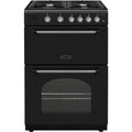 Rangemaster CLA60NGFBL/C - Black Gas Cooker - 71/31L Capacity - A+ Energy Rating