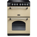 Rangemaster CLA60ECCR/C - Cream Ceramic Electric Cooker - 4 Zones, Double Oven 69/39L, A Energy