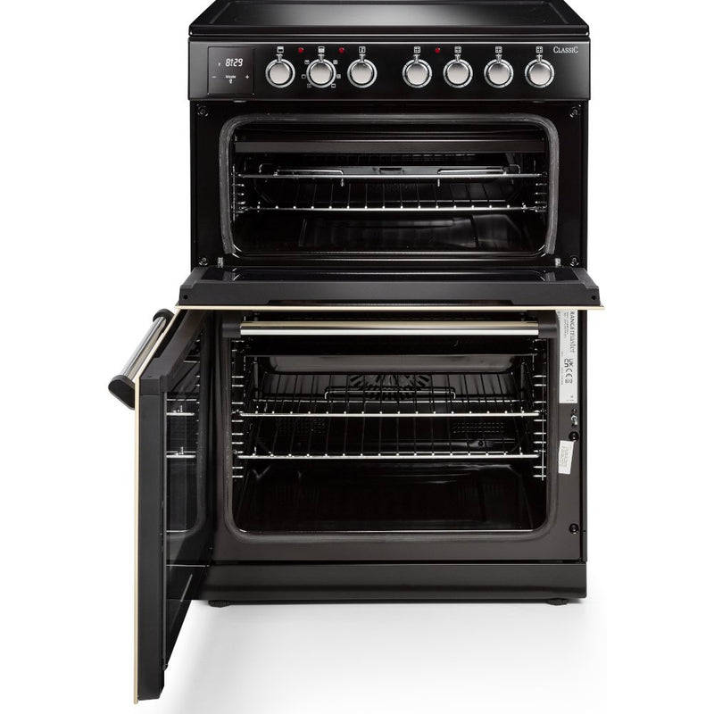 Rangemaster CLA60EICR/C - Cream Electric Cooker - Induction 4 Zone Hob - Double Oven 69/39L - A Energy Rating