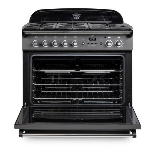 Rangemaster Classic FX CLAS90FXDFFCR/B - Cream/Brass Dual Fuel Range Cooker - 114L - A Rated