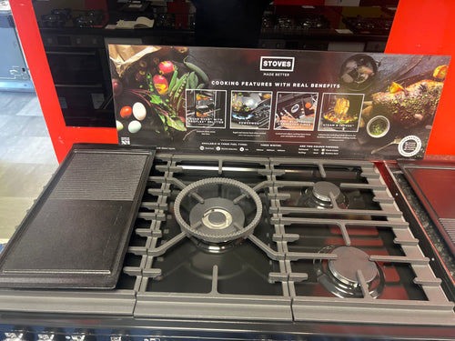 Stoves ST RICH DX S900DF - Cream Dual Fuel Cooker - A/A energy - Ex Display