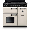 Rangemaster CL90DFPPCR/CM1 - Pale Cream/Chrome 90cm Range Cooker - Dual Fuel - A Rated