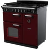 Rangemaster CL90DFPBOR/CM1 - Bordeaux/Chrome 90cm Dual Fuel Range Cooker - A Rated