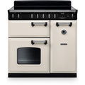 Rangemaster CL90EIPPCR/CM1 - Pale Cream/Chrome Range Cooker - A Rated