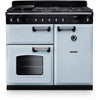 Rangemaster CL100DFPMSB/CM1 - Misty Blue / Chrome 100cm Dual Fuel Range Cooker - A Rated