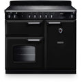 Rangemaster CL100EIPGBL/CM1 - Black/Chrome 100cm Range Cooker - Dual Oven - A Energy Rated
