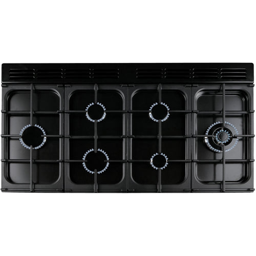 Rangemaster CLO110DFPMSB/CM1 - Misty Blue/Chrome 110cm Dual Fuel Range Cooker - 160L Capacity - A Energy