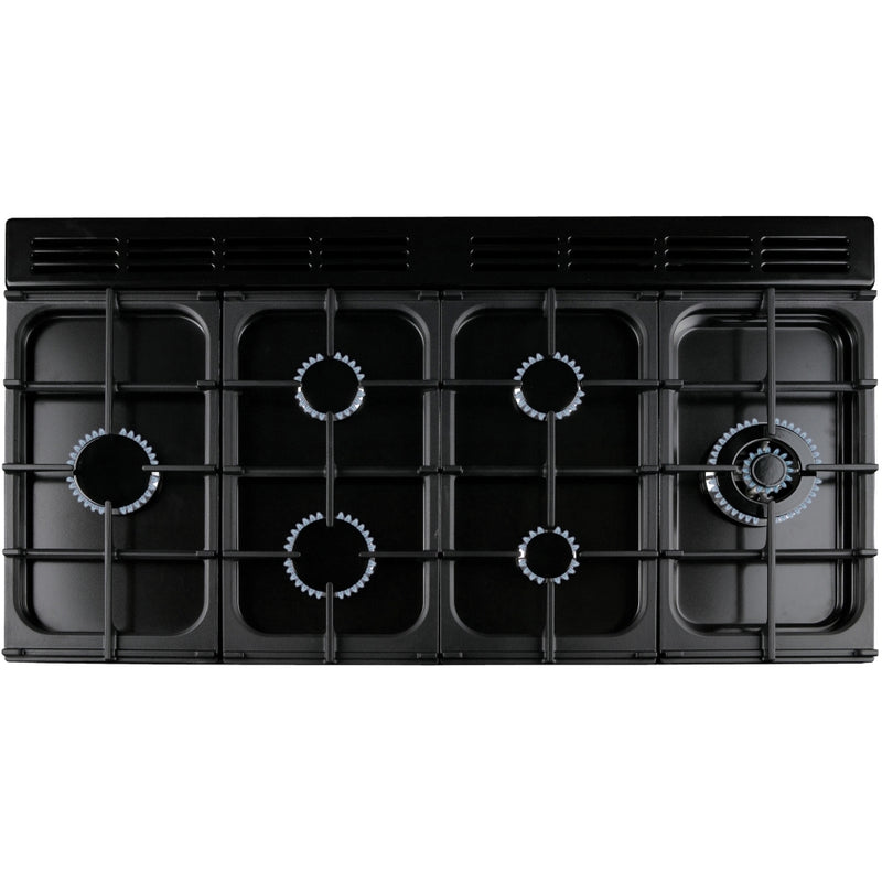 Rangemaster CLO110DFPMSB/CM1 - Misty Blue/Chrome 110cm Dual Fuel Range Cooker - 160L Capacity - A Energy
