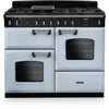 Rangemaster CLO110DFPMSB/CM1 - Misty Blue/Chrome 110cm Dual Fuel Range Cooker - 160L Capacity - A Energy