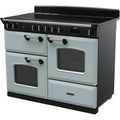Rangemaster Classic - Misty Blue / Chrome 110cm Induction Range Cooker - A Rated