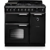 Rangemaster CLDL90DFPCBL/CM1 - Black Range Cooker - Dual Fuel - A Energy