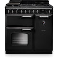 Rangemaster CLDL90DFPCBL/CM1 - Black Range Cooker - Dual Fuel - A Energy