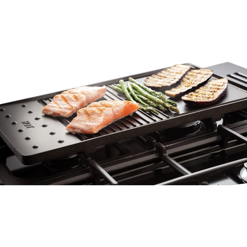 Rangemaster CLDL90DFPMGR/CM1 - Mineral Green/Chrome 90cm Range Cooker - Dual Fuel - A Energy