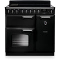 Rangemaster Classic Deluxe CLDL90EIPGBL/CM1 - Black/Chrome 90cm Range Cooker - Induction - A Energy