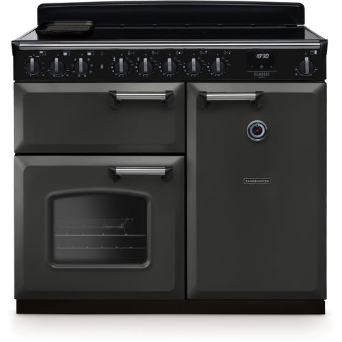 Rangemaster CLDL100EIPSLT/CM1 - Slate 100cm Range Cooker - Induction Hob - A Rated