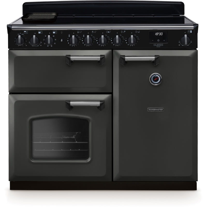 Rangemaster CLDL100EIPSLT/CM1 - Slate 100cm Range Cooker - Induction Hob - A Rated