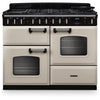 Rangemaster Classic Deluxe - Cream 110cm Dual Fuel Range Cooker - 5 Burner with Ceramic Zones - A Energy
