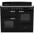 Rangemaster CLDLO110EIPGBL/CM1 - Black/Chrome Range Cooker - 80L Multifunction - A Energy