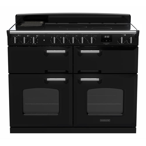 Rangemaster CLDLB110EIPGBL/CM1 - Black 110cm Range Cooker - Induction Hob - A Energy