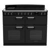 Rangemaster Classic Deluxe - Black/Chrome Range Cooker - 110cm Induction - A Energy Rating