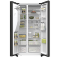Hisense RS5P535NTFDUK - Black Steel American Fridge Freezer - 566L - Ice & Water